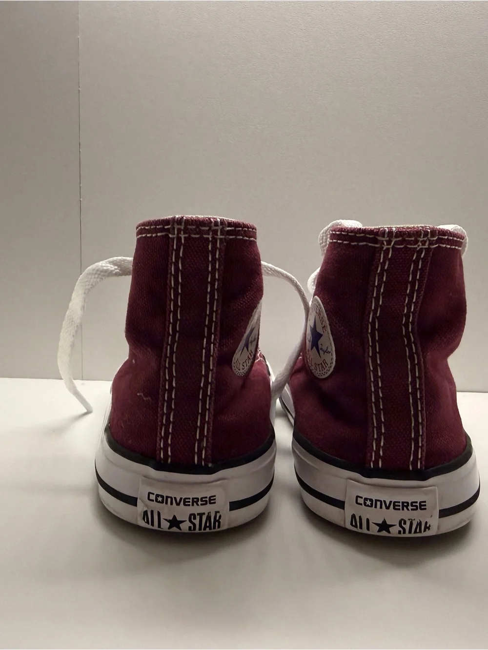 Converse Kids Burgundy High-Top Sneakers